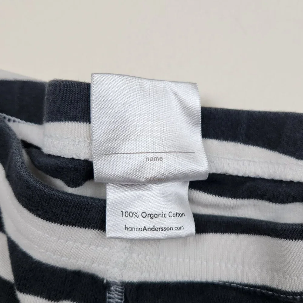 Hanna Andersson Disney Blue White Striped Pajama Pants sz US 10 140cm